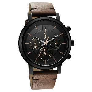 Fastrack 3287NL01 Tick Tock Black Dial Watch