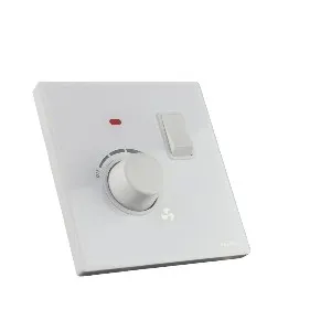 Belamy White 1 Dimmer With Switch | BE-157-SW