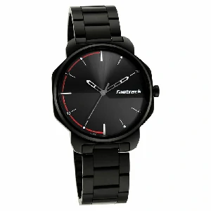 Fastrack NS3254NM01 Stunners Quartz Analog Black Dial Metal Strap Watch