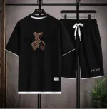 Men's 160 GSM Mesh Fabric Tee and Shorts Set in 6 Colours
