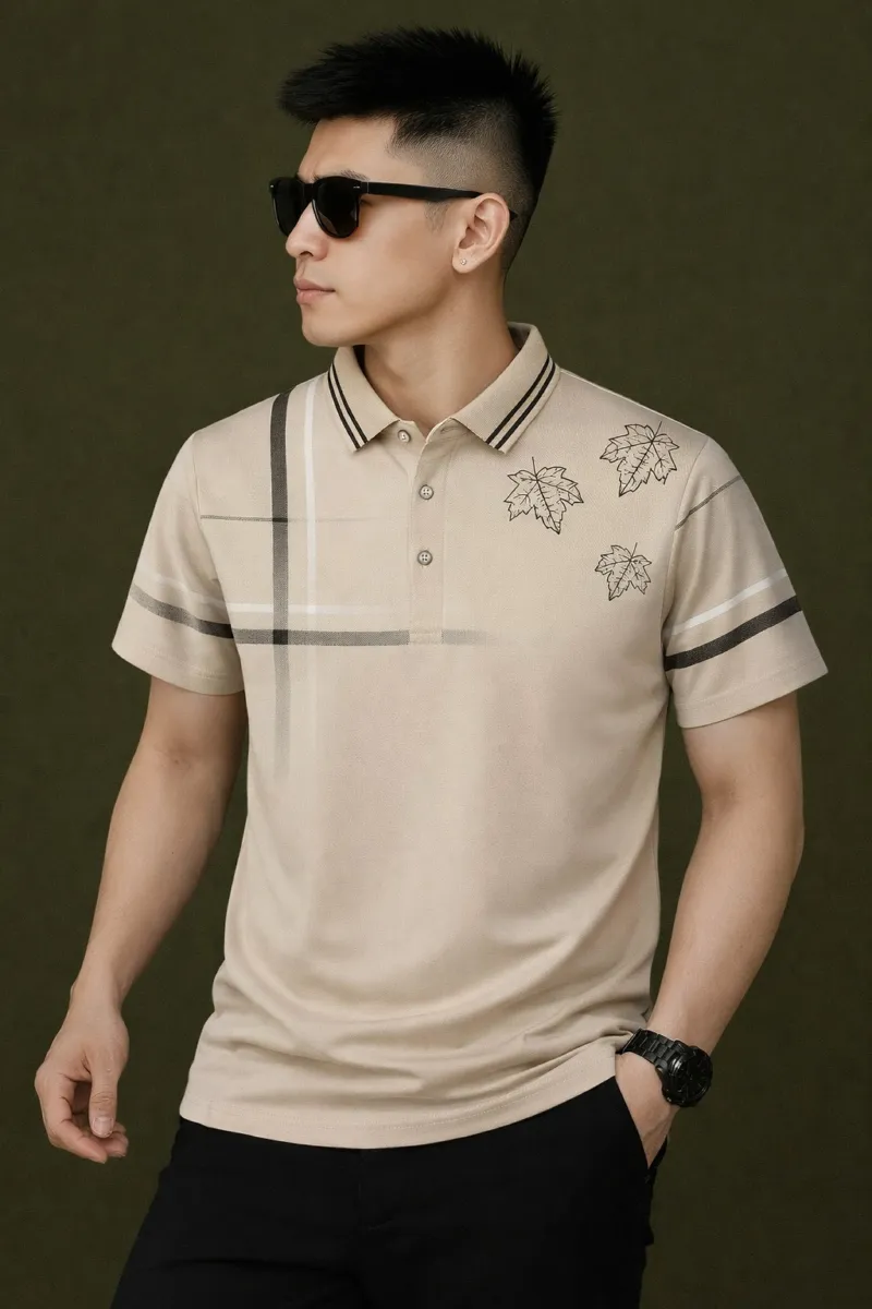 Men's Pure Cotton Polo Shirt, 200 GSM, Sizes M to XXL
