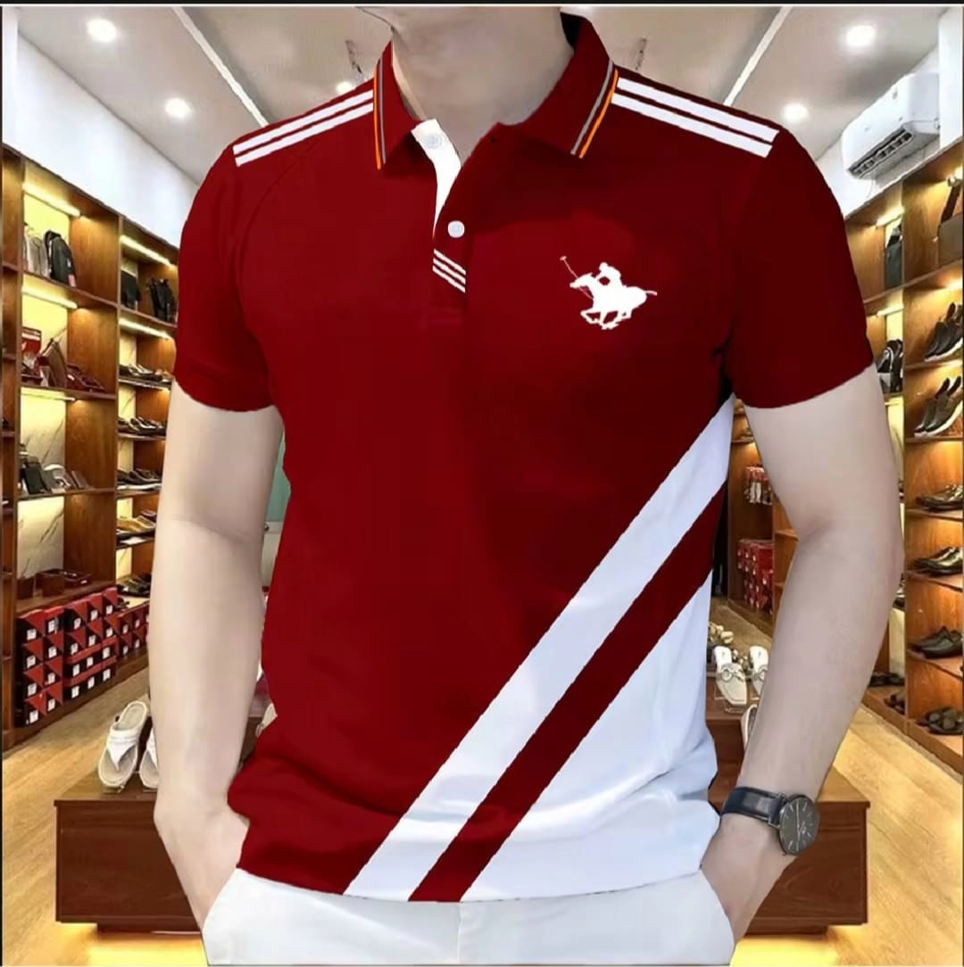 Men's Half Sleeve Pique Knit Polo Shirt, Sizes XL and XXL