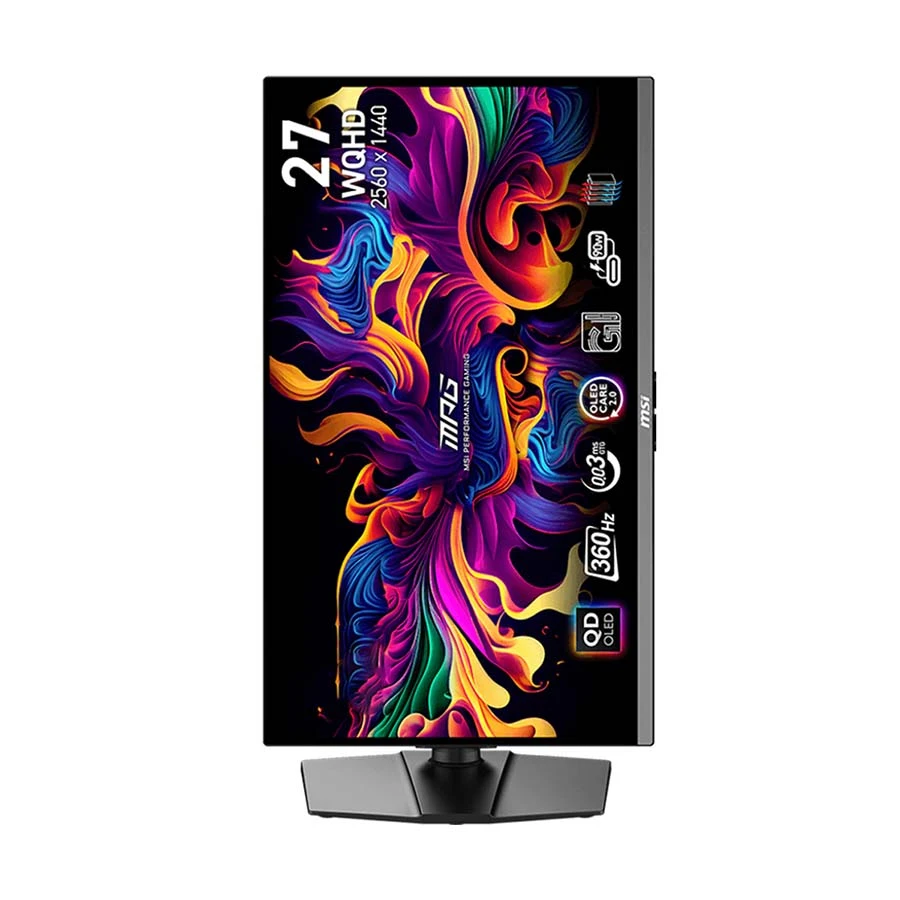 MSI MPG 271QRX QD-OLED 27 Inch WQHD 360Hz Gaming Monitor