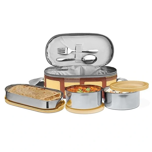 Milton Corporate Lunch 3 Stainless Steel Lunch Box