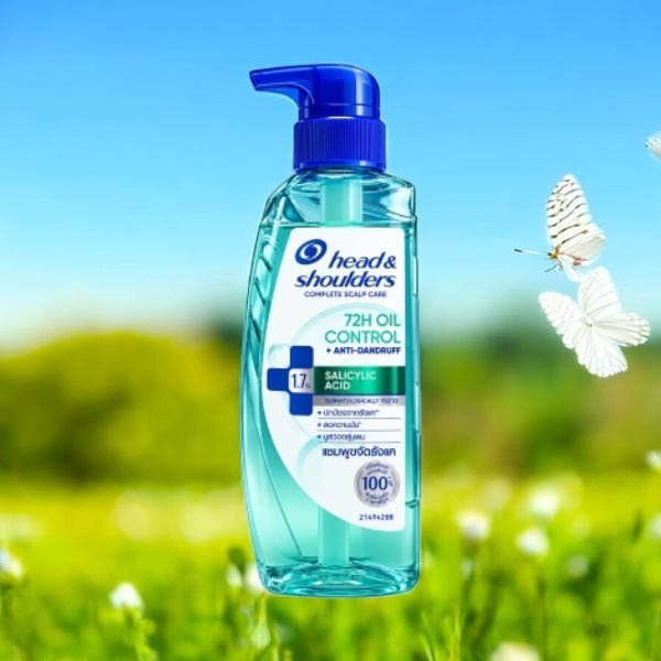 Head & Shoulders 72H OIl Control + Anit Dandruff Shampoo 300ml (Thailand)