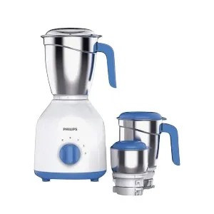 PHILIPS Mixer Grinder with 3 Jars, 600 Watt - HL7555/00 (Celestial Blue/ Bright white) PH-1016-MG