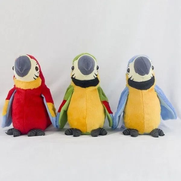 Cute Electric Talking Parrot Plush Kids Toy