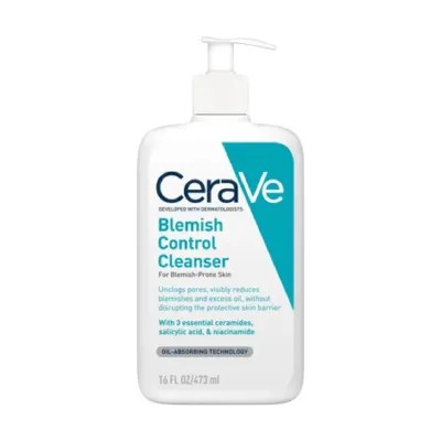 Cerave Blemish Control Cleanser For Blemish-Prone Skin 473ml (France)