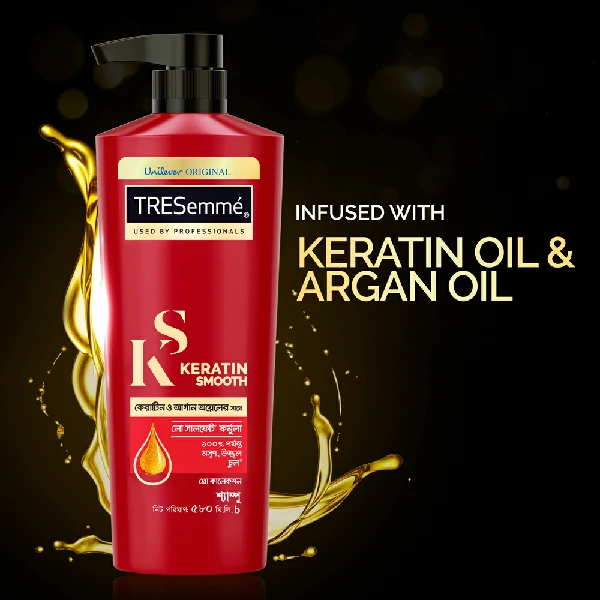 Tresemme Shampoo Keratin Smooth (580ml)