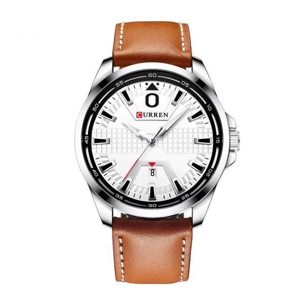 CURREN 8379 PU Leather Analog Watch