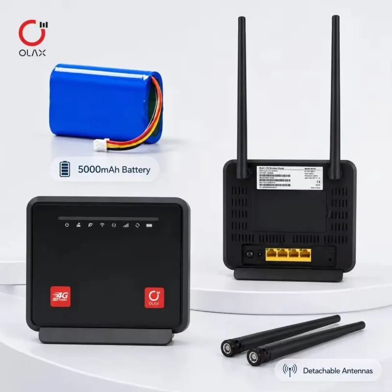 OLAX MC60 300Mbps Wi-Fi LTE Turbo Router with 5000mAh Battery