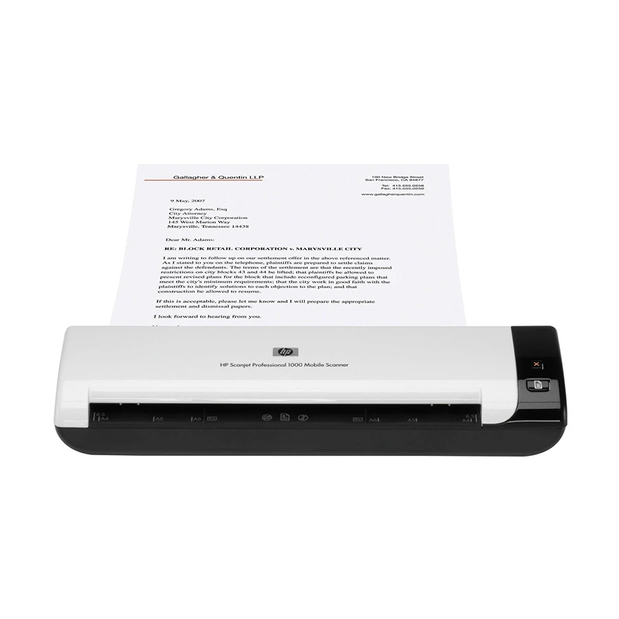 HP ScanJet Professional 1000 Sheet-fed Mobile Scanner