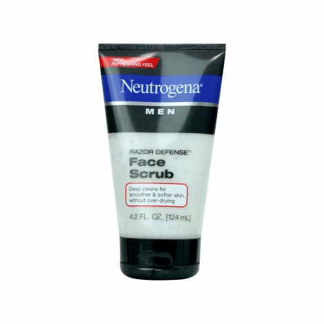 Neutrogena Men Razor Defense Face Scrub 124ml (USA)