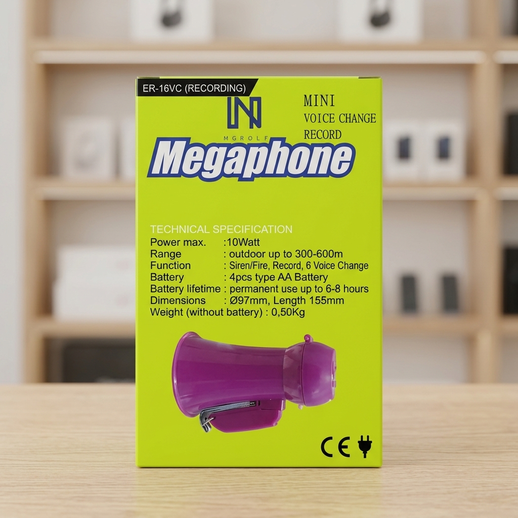 ER-16VC Mini Voice Change Record Megaphone