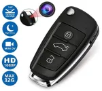 HD 1080p Mini Keychain Camera Hidden Night Vision Small Security Car Key Cam