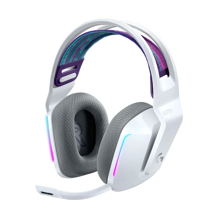 Logitech G733 Lightspeed Wireless RGB White Gaming Headphone