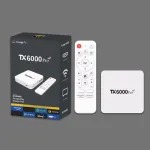 TX6000 Pro 5G Google TV Box – Android 15.0, 16GB RAM, 256GB, 4K Ultra HD