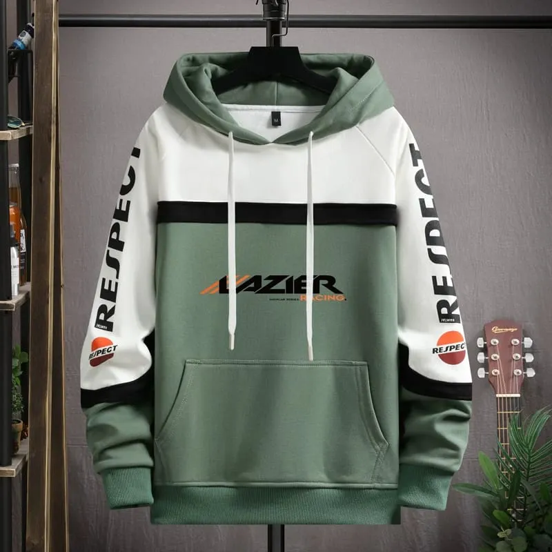 Men's Winter Hoodie, 320 GSM Cotton, Chest 38 to 42 Inch, 4 Colours