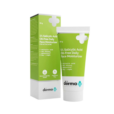 The Derma Co 1% Salicylic Acid Oil-Free Daily Moisturizer 50g (India)