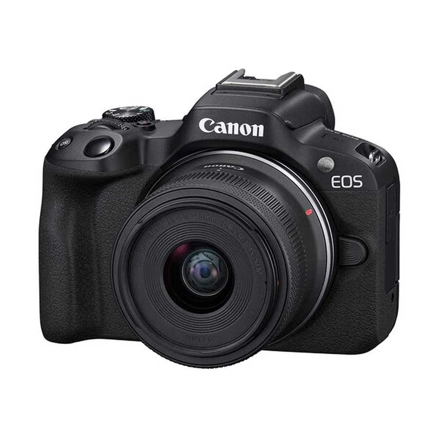 Canon EOS R50 Content Creator Kit with RF-S 18-45mm Lens, Mic and Grip