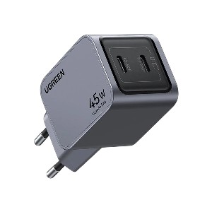 Ugreen Nexode Pro X707 Dual USB-C 45W GaN Charger (2 Pin, EU)