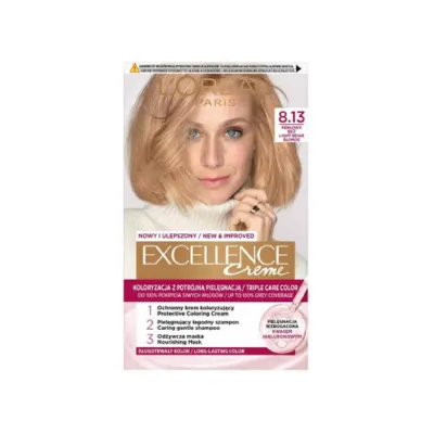 L'Oreal Excellence Creme Triple Care Color - 8.13 Light Beige Blonde (France)