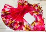 Chanderi Silk Saree Only, No Blouse Piece, 6 Colour Choices