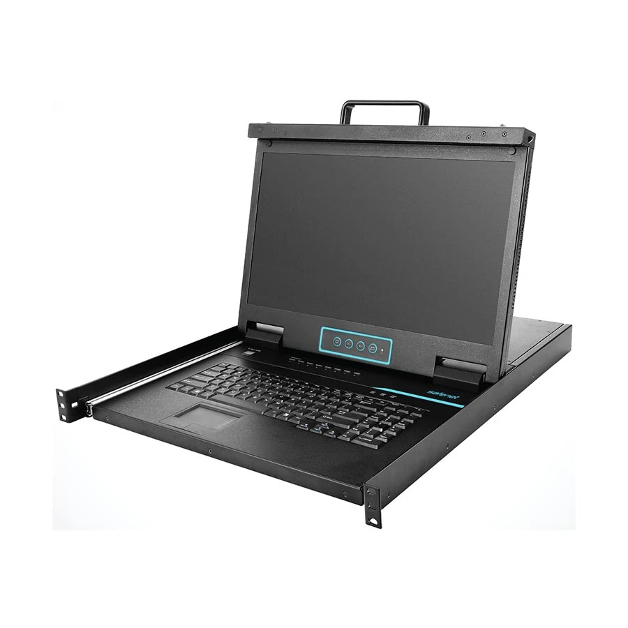 Safenet SN-KC7808S 8-Port KVM Over IP Switch with 18.5 Inch LCD Panel
