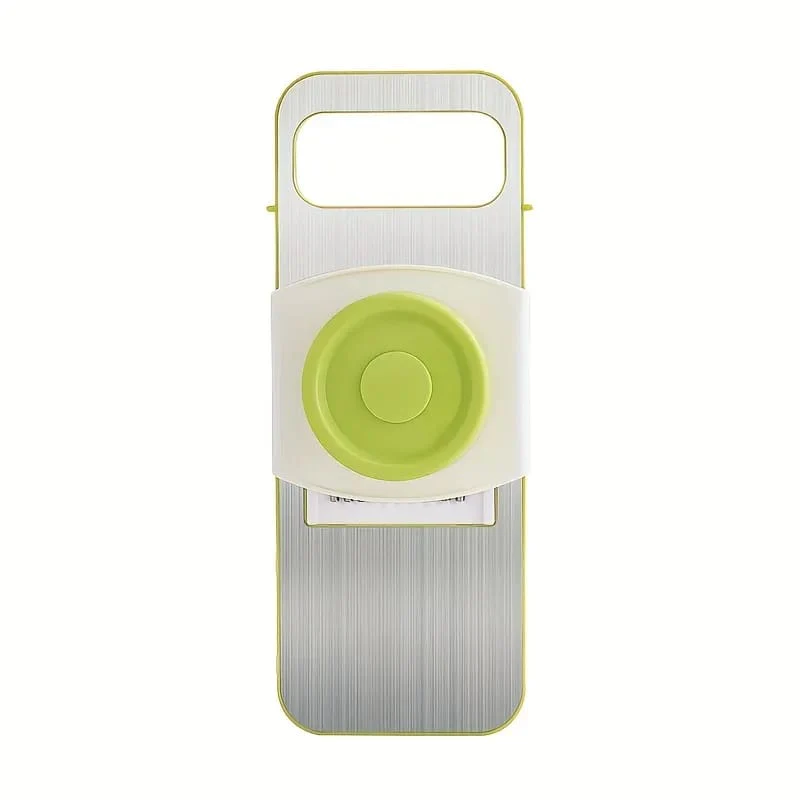 Manual Food Grater & Slicer with Stainless Steel Blades – Multi-Functional Vegetable, Fruit & Cheese Cutter for Kitchen Prep