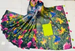 Chanduri Silk Saree Without Blouse Piece, 6 Colours