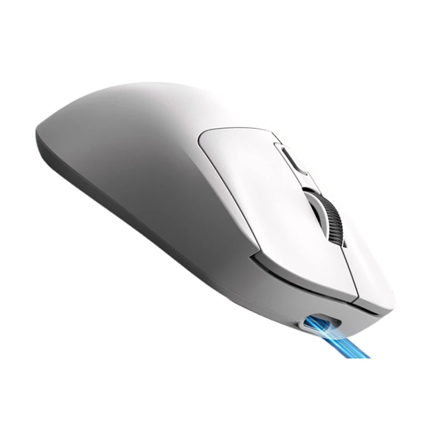T-Wolf X4 Tri-Mode Wireless White Gaming Mouse