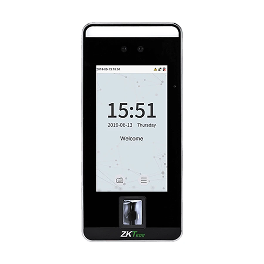 ZKTeco SpeedFace-V5L Multi-Biometric Attendance Terminal with Adapter