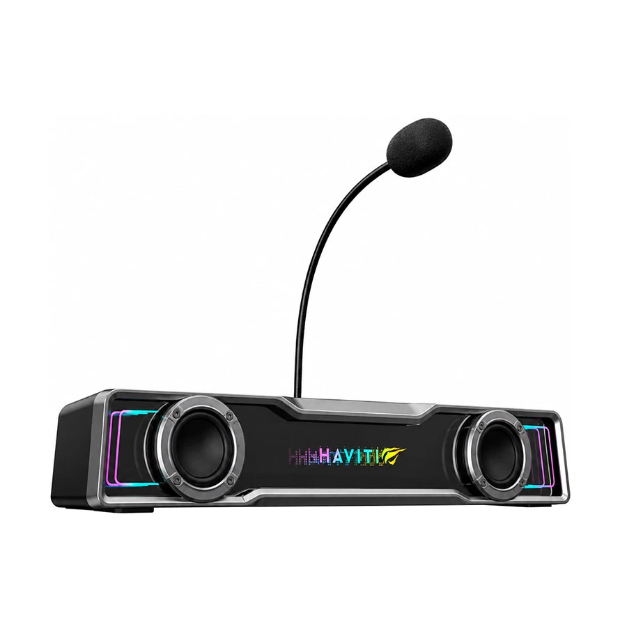 Havit SK220 RGB Gaming Bluetooth Speaker with Detachable Microphone