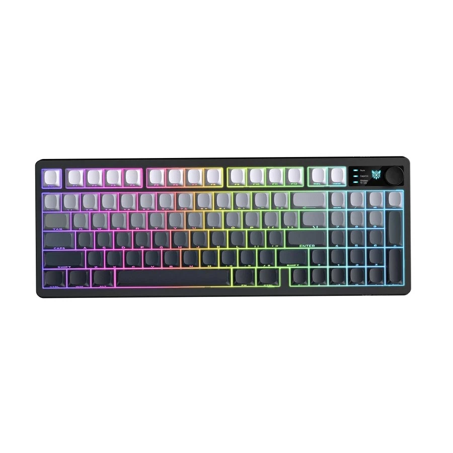 Onikuma MT902 RGB Tri-Mode Black Gaming Keyboard