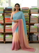 Rongdhonu Georgette Saree for Events and Special Moments