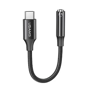 USAMS US-SJ599 AU16 Audio Cale Type-C to 3.5DC Audio Adapter Cable