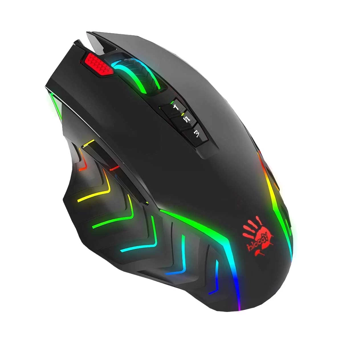 A4Tech Bloody J95s 2-Fire RGB Animation Stone Black Wired Gaming Mouse