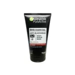 Garnier Pure Active BHA Charcoal Anti Blackhead 3in1 Wash Scrub Mask 150ml (Germany)