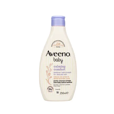 Aveeno Baby Calming Comfort Bedtime Bath Wash 250ml (Italy)