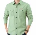 Full sleeves double pocket panel Shirt