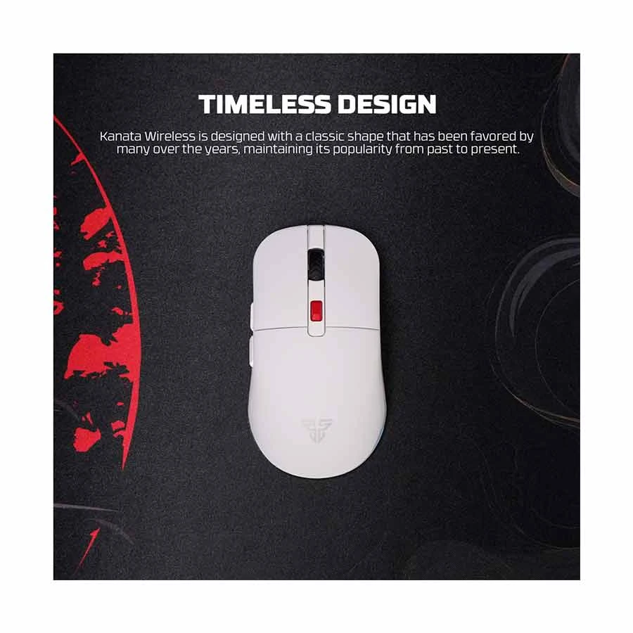 Fantech Kanata WG9 Wireless White Gaming Mouse