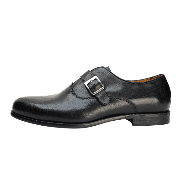 25002-Black Formal Genuine Cow Leather Oxford Formal Shoes For Men
