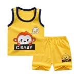 Baby Cotton T-Shirt and Pant Combo Set, 180/190 GSM