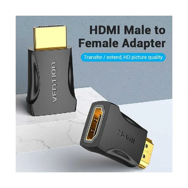 Vention AIMB0 HDMI Male to Female Black Converter