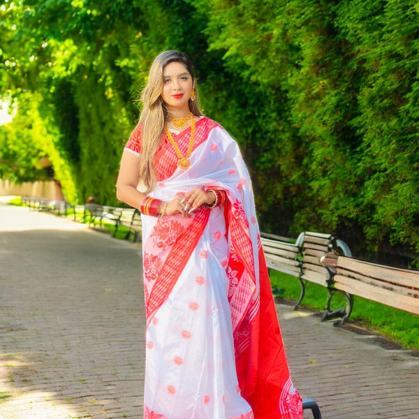 Elegant Silk Katan Sari