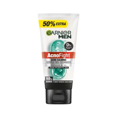 Garnier Men Acnofight Acne Calming Gentle Gel Cleanser 150ml (Indonesia)