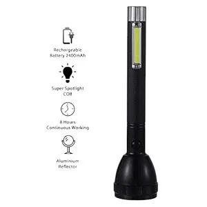 TORCH JOYKALY YG 2081 5W High Quality Rechargeable double Flashlight torch with Table lamp
