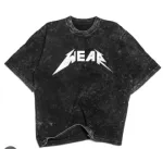 Men's Pure Cotton Acid Wash Drop Shoulder T-Shirt, 250 GSM, 6 Colours