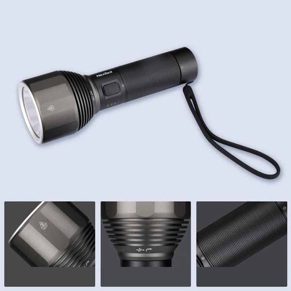 Xiaomi Nextool Rechargeable Outdoor Torch 380 Meters Long Shot