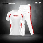 Men's PP Fabric T-Shirt and Trouser Summer Set, Sizes L to XXL